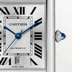 Unworn Cartier Tank Must de Cartier, Extra-large Stainless Steel, 41mm x 31mm, Ref# WSTA0040, box and papers