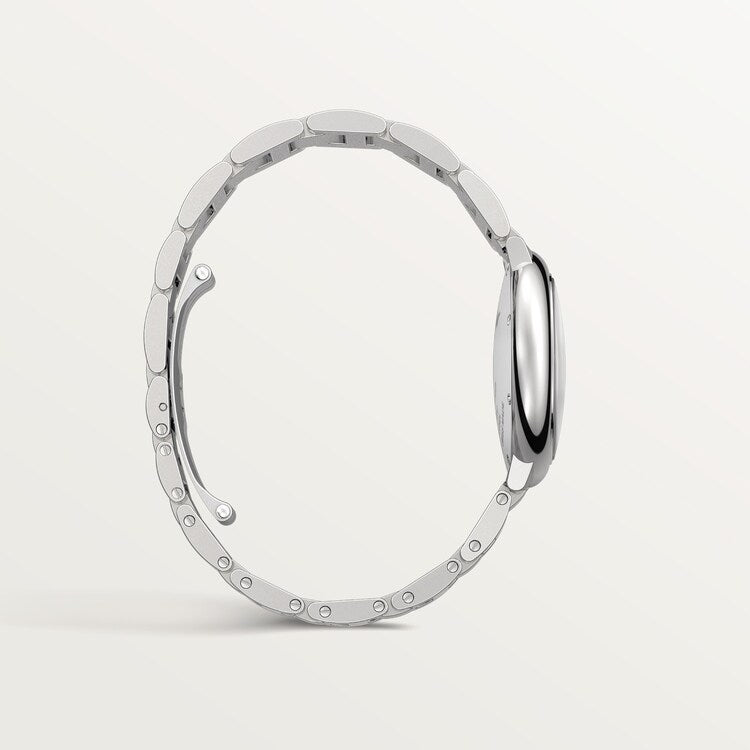 Unworn Cartier Ballon Bleu de Cartier, Stainless Steel and Diamonds, 33mm, Ref# W4BB0021, box and papers