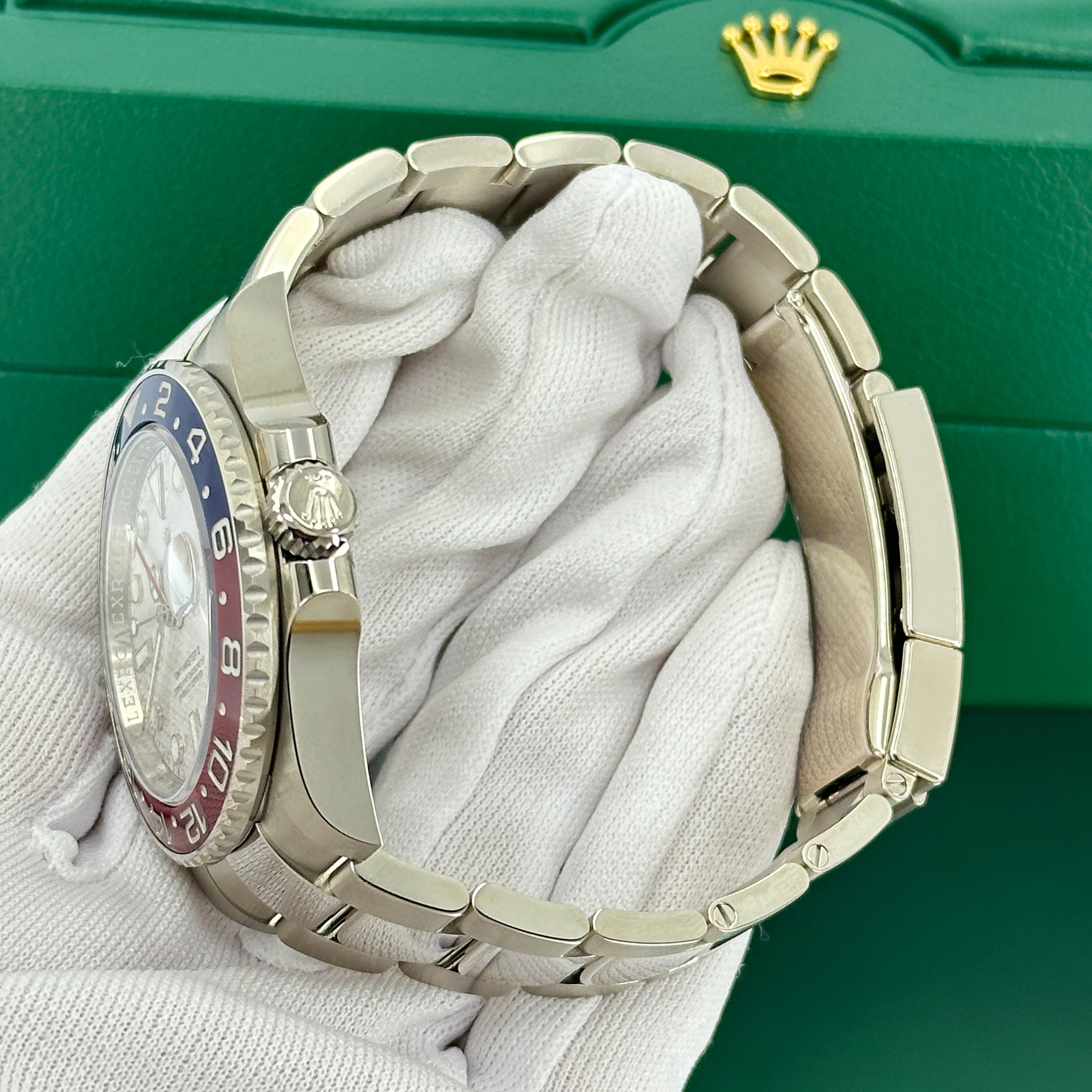 Rolex GMT-Master II 18 ct white gold Ref# 126719BLRO-0002