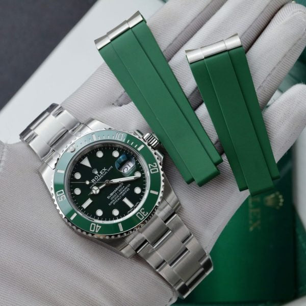Rolex Submariner Stainless Steel “The Hulk” Green Dial Cerachrom Bezel, Ref#116610LV, 41mm