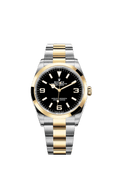 Rolex Explorer, 18k Yellow Gold and Stainless steel, 36mm, Ref# 124273-0001, 2024