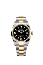 Rolex Explorer, 18k Yellow Gold and Stainless steel, 36mm, Ref# 124273-0001, 2024