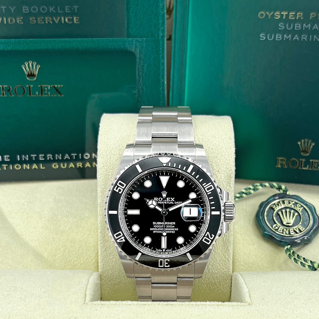 Rolex Submariner Date 41, Stainless Steel, Black Ceramic, Black dial, 41mm, Oyster, Ref# 126610ln-0001