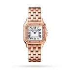 Unworn Cartier Panthère de Cartier Medium, 18k Rose Gold, Diamonds, 27mm x 36mm, Ref# WJPN0009, box and papers