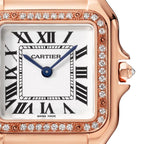 Unworn Cartier Panthère de Cartier Medium, 18k Rose Gold, Diamonds, 27mm x 36mm, Ref# WJPN0009, box and papers