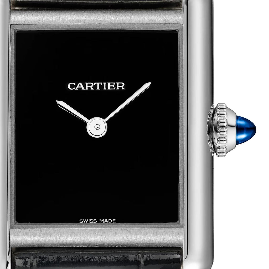 Unworn Cartier Tank Must de Cartier, Small Stainless Steel, 29.5mm x 22mm, Ref# WSTA0071, box and papers
