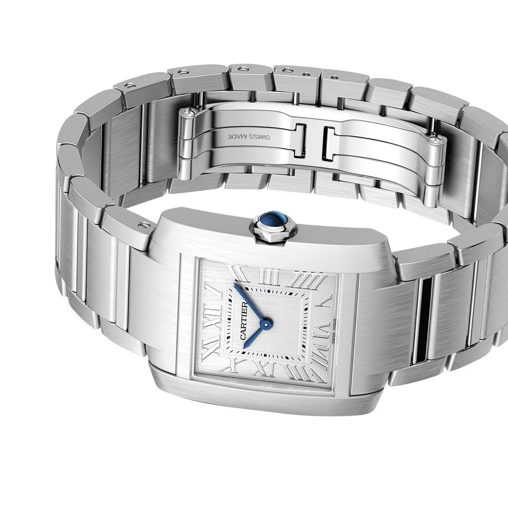 Unworn Cartier Tank Francaise de Cartier, Medium Stainless Steel, 32mm x 27mm, Ref# WSTA0074, box and papers