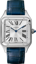 Unworn Cartier Santos Dumont de Cartier, Stainless Steel, 43.5mm x 31.4mm, Ref# WSSA0022, box and papers