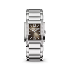 Patek Philippe Twenty~4 Quartz Ladies Watch, Stainless Steel with 36 Diamond (~0.42 ct), 25.1 x 30 mm, Ref# 4910/1200A-010