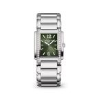 Patek Philippe Twenty~4 Quartz Ladies Watch, Stainless Steel with 36 Diamond (~0.42 ct), 25.1 x 30 mm, Ref# 4910/1200A-011