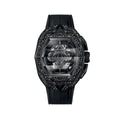 Unworn Hublot Spirit of Big Bang Sang Bleu All Black Pavé 42, 648.CX.0114.RX.1600.MXM24, box and papers