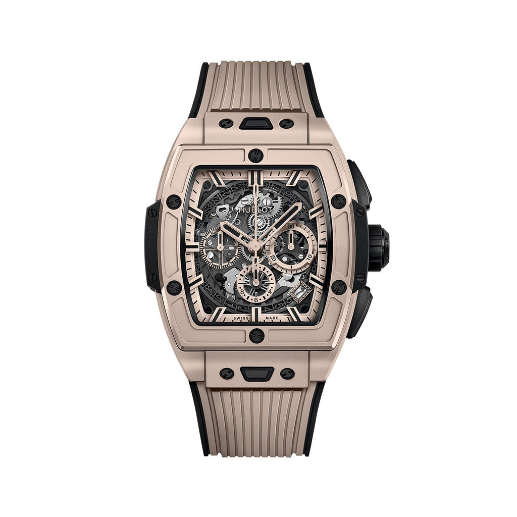 Unworn Hublot Spirit of Big Bang Beige Ceramic 42, 642.CZ.6110.RX, box and papers