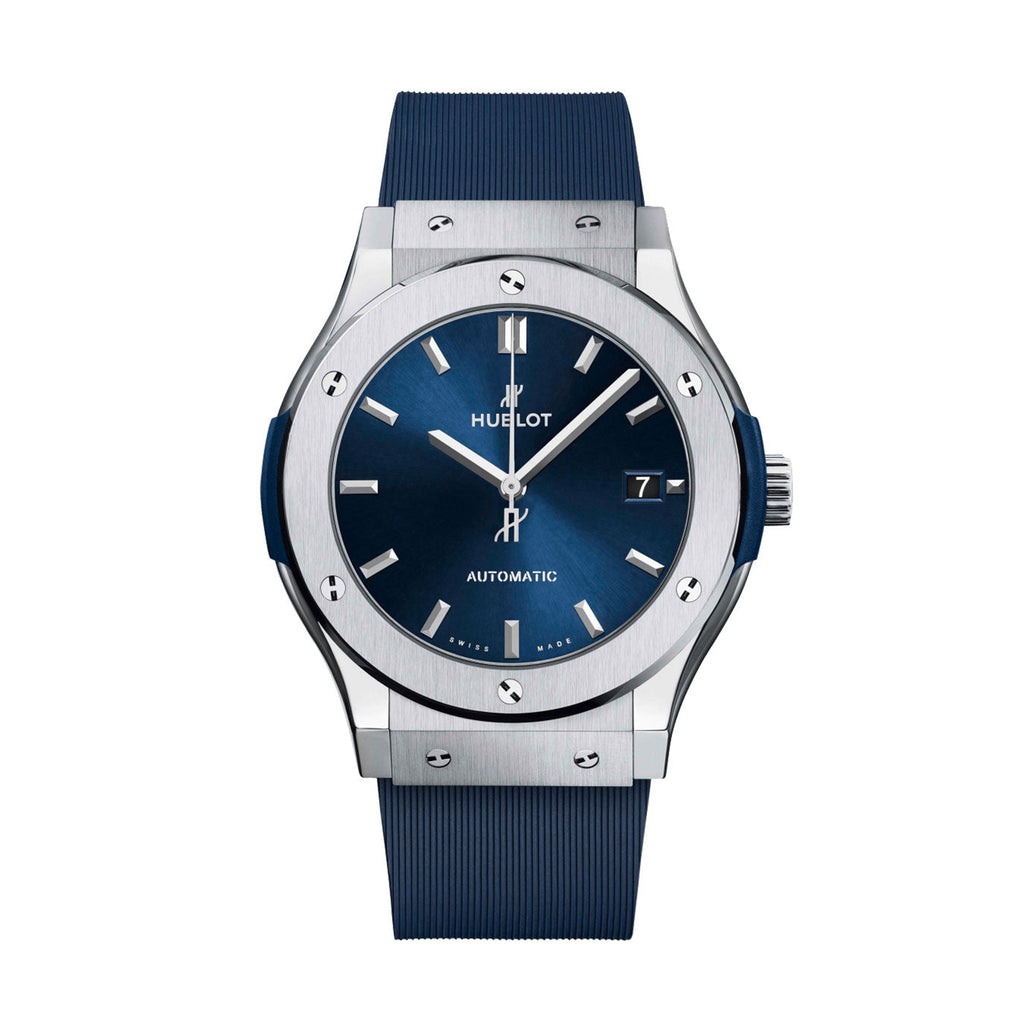 Hublot Classic Fusion Titanium Blue Ref# 511.NX.7170.RX, Unworn 2025