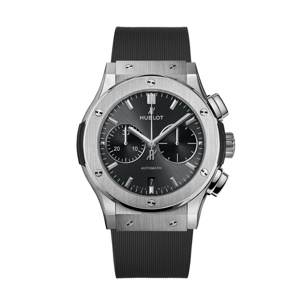 Hublot Classic Fusion Racing Grey Chronograph Titanium, 45mm, Ref# 521.NX.7071.RX, Unworn 2025