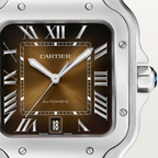 Unworn Cartier Santos de Cartier, Stainless Steel, 39.8mm, Ref# WSSA0064, box and papers