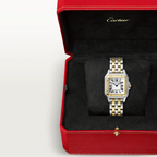 Unworn Cartier Panthère de Cartier, Stainless Steel, 18k Yellow Gold, 29mm x 37mm, Ref# W2PN0007, box and papers