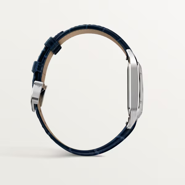 Unworn Cartier Santos-Dumont de Cartier, Stainless Steel, 38mm x 27.5mm, Ref# WSSA0023, box and papers