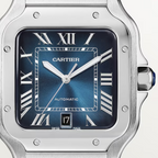 Unworn Cartier Santos de Cartier, Stainless Steel, 39.8mm, Ref# WSSA0030, box and papers