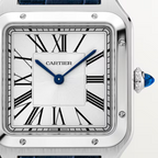 Unworn Cartier Santos Dumont de Cartier, Stainless Steel, 43.5mm x 31.4mm, Ref# WSSA0022, box and papers