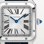Unworn Cartier Santos-Dumont de Cartier, Stainless Steel, 38mm x 27.5mm, Ref# WSSA0023, box and papers