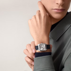 Unworn Cartier Santos-Dumont de Cartier, Stainless Steel, 38mm x 27.5mm, Ref# WSSA0023, box and papers