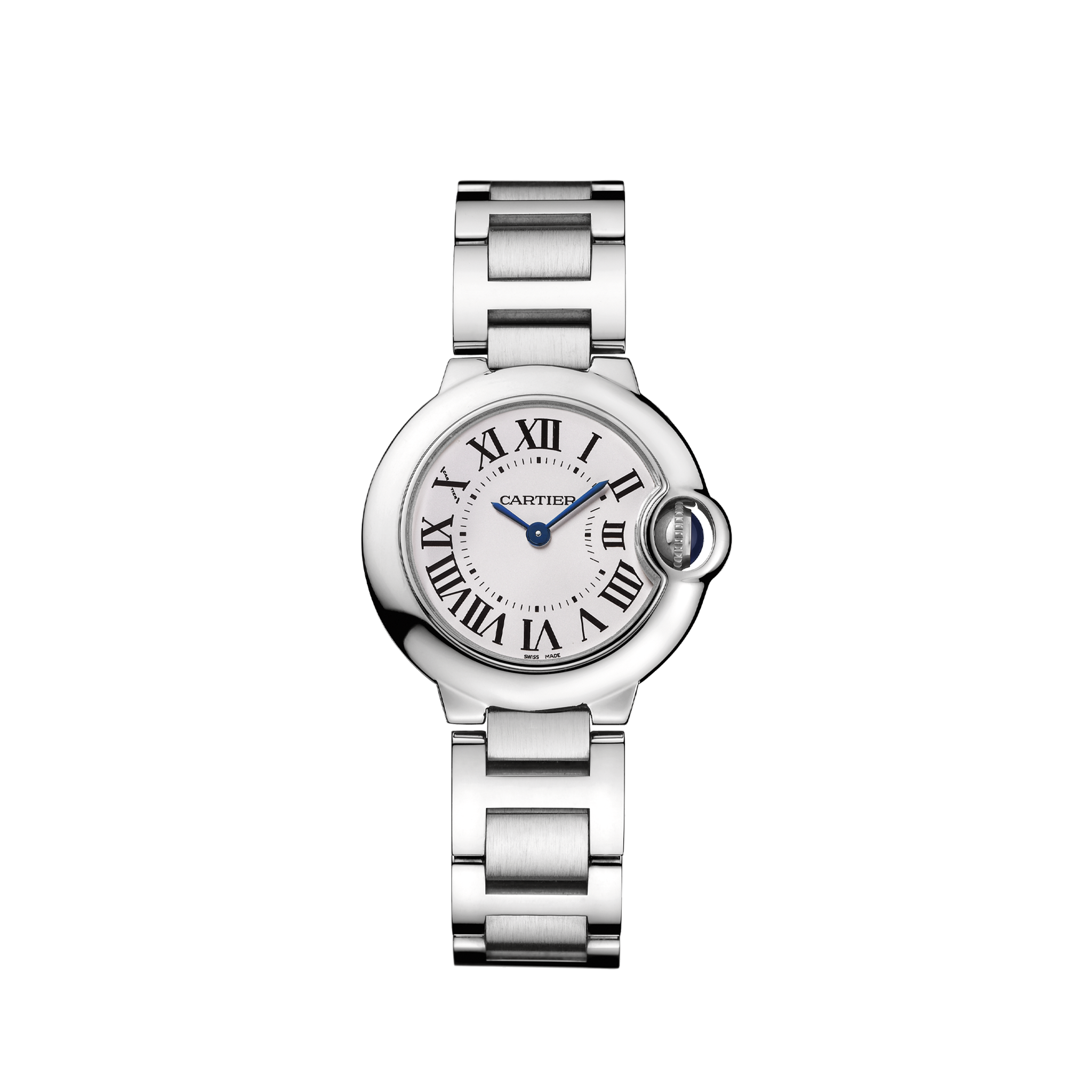 Unworn Cartier Ballon Bleu de Cartier, Stainless Steel, 28mm, Ref# WSBB0067, box and papers