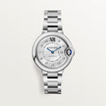 Unworn Cartier Ballon Bleu de Cartier, Stainless Steel and Diamonds, 28mm, Ref# W4BB0029, box and papers