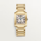 Unworn Cartier Tank Francaise, 18k Yellow Gold, 32mm x 27mm, Ref# WGTA0113, box and papers