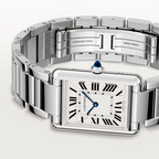 Unworn Cartier Tank Must de Cartier, Large Stainless Steel, 33.7mm x 25.5mm, Ref# WSTA0052, box and papers