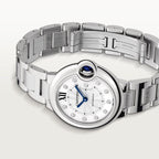 Unworn Cartier Ballon Bleu de Cartier, Stainless Steel and Diamonds, 33mm, Ref# W4BB0021, box and papers