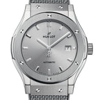 Unworn Hublot Classic Fusion Essential Grey 42, 542.NX.5610.NR.HEC24, box and papers