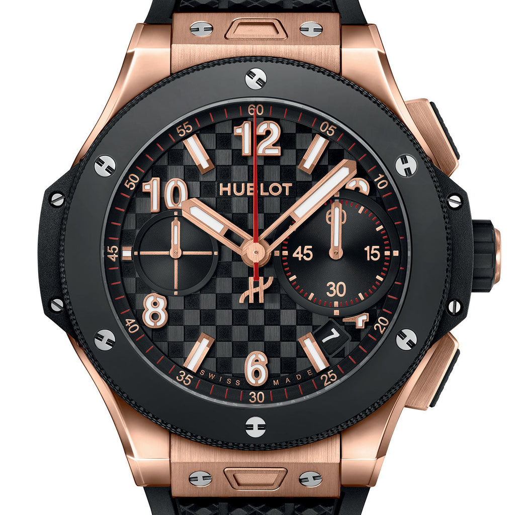 Unworn Hublot Big Bang 20th Anniversary King Gold Ceramic 43, 431.OM.1338.RX, box and papers