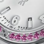 Unworn Hublot Big Bang One Click Joyful Steel Pink 33, 485.SP.2210.RX.1233, box and papers