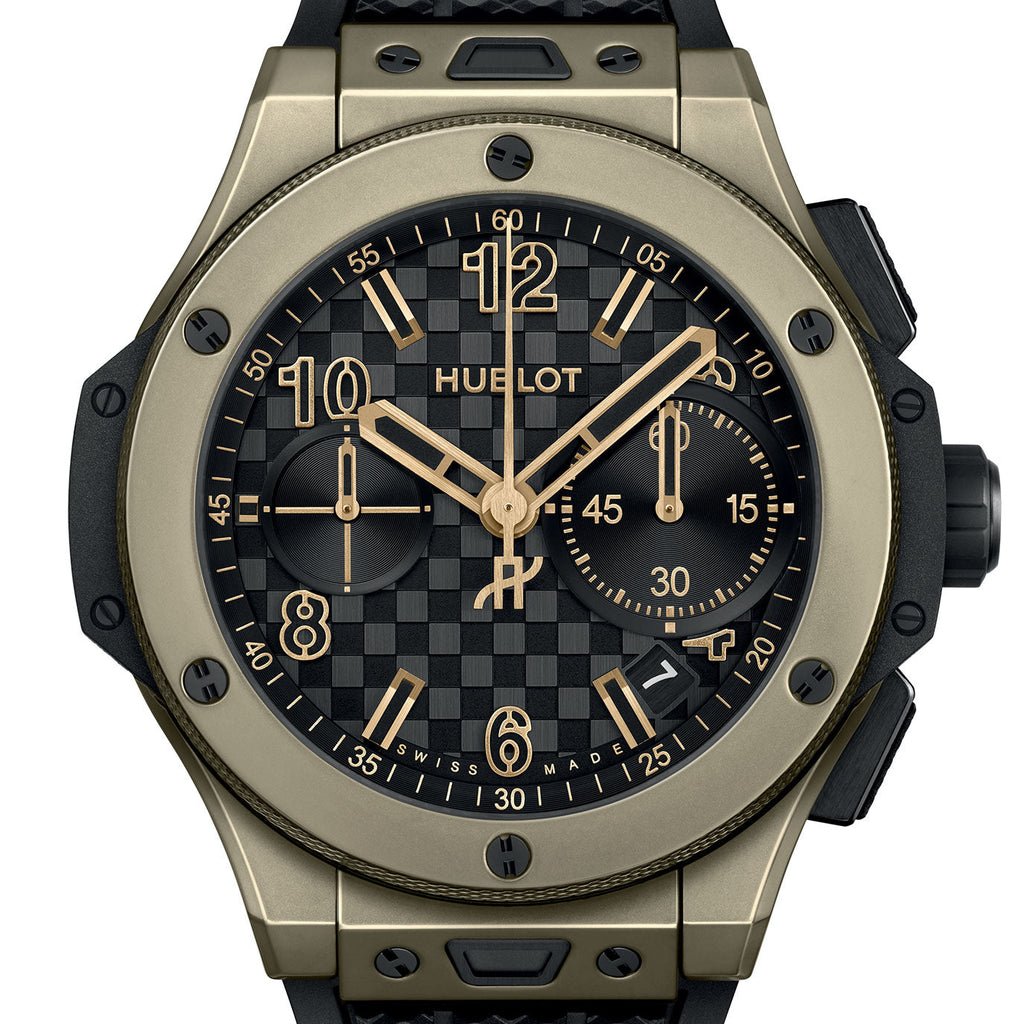 Unworn Hublot Big Bang 20th Anniversary Full Magic Gold 43, 431.MX.1330.RX, box and papers