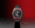 Hublot Big Bang Unico Red Carbon Las Vegas Boutique, Matt Red Frosted carbon, 44mm, Limited Edition, Ref# 421.QV.1113.LR.LVB23