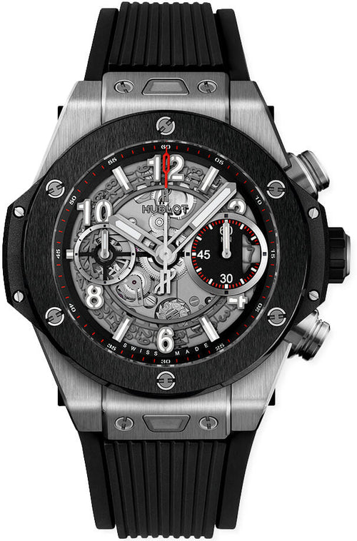 Hublot Big Bang, Unico Titanium ceramic, 42mm, Ref# 441.NM.1170.RX, Unworn 2024