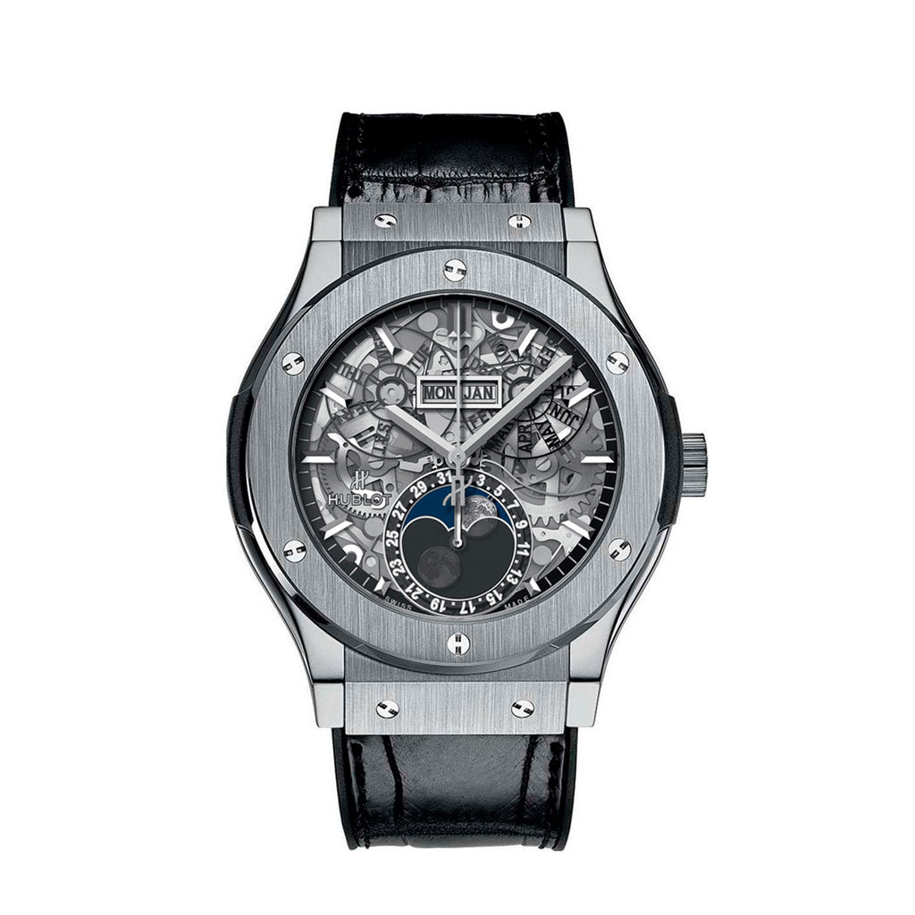 Hublot Classic Fusion Aerofusion Moonphase Titanium 45mm, Ref# 517.NX.0170.LR, Unworn 2025