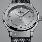 Unworn Hublot Classic Fusion Essential Grey 42, 542.NX.5610.NR.HEC24, box and papers