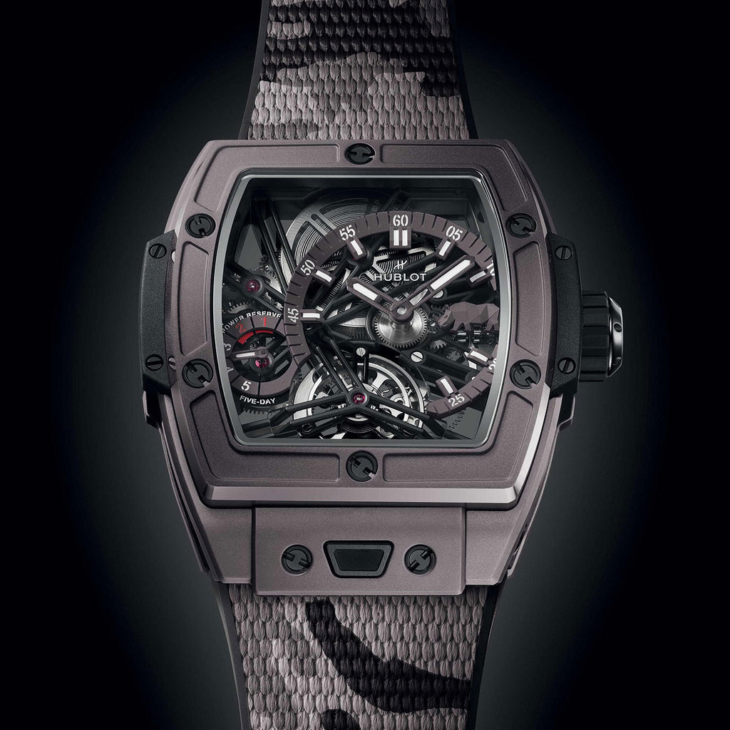 Unworn Hublot Spirit of Big Bang Tourbillon SORAI 42, 645.FX.8020.NR.SOA24, box and papers