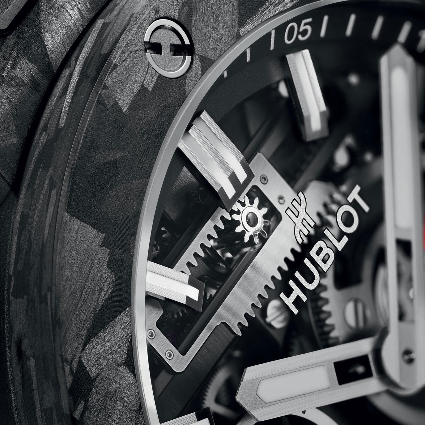 Unworn Hublot Big Bang Meca-10 Frosted Carbon 42, 444.QN.1170.NR, box and papers