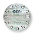 Rolex Lady-Datejust 28, Oystersteel and 18k White Gold, Ref# 279384RBR-0012