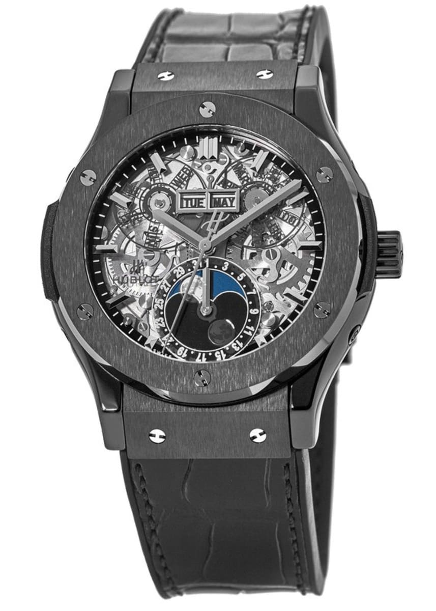 Hublot Classic Fusion Aerofusion Moonphase 45mm Black Magic, Ref# 517.CX.0170.LR, Unworn 2025