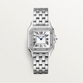 Unworn Cartier Panthère de Cartier, Stainless Steel, Diamonds, 29mm x 37mm, Ref# W4PN0018, box and papers