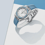 Unworn Hublot Big Bang One Click Joyful Steel Sky Blue 33, 485.SL.2210.RX.1207, box and papers