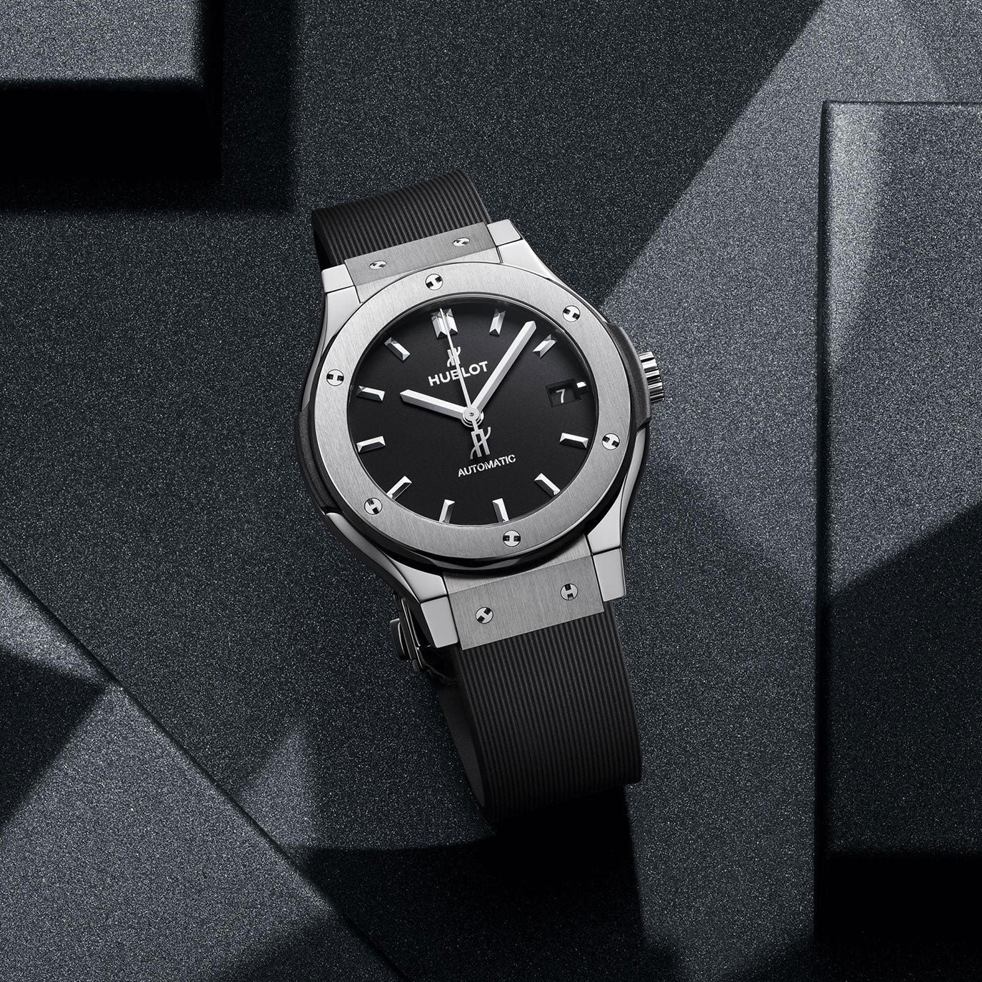 Hublot, 2022 Unworn, Classic Fusion Titanium, 565.NX.1470.RX, box and papers