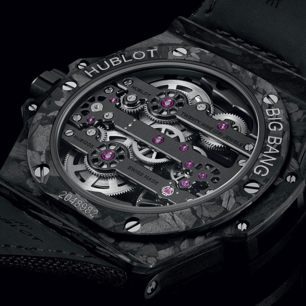 Unworn Hublot Big Bang Meca-10 Frosted Carbon 42, 444.QN.1170.NR, box and papers