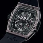 Unworn Hublot Spirit of Big Bang Tourbillon SORAI 42, 645.FX.8020.NR.SOA24, box and papers