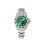 Rolex Submariner Date, 18K White Gold Diamonds Emerald UNWORN, 40mm