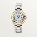 Unworn Cartier Ballon Bleu, Stainless Steel and 18k Yellow Gold, 33mm, Ladies, Ref# W2BB0037, box and papers