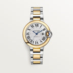 Unworn Cartier Ballon Bleu, Stainless Steel and 18k Yellow Gold, 33mm, Ladies, Ref# W2BB0037, box and papers